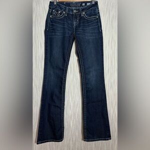 Miss Me Dark Blue Flare Jeans